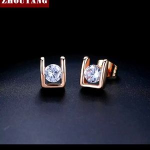 Rose Gold Stud Earrings